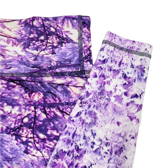 Lululemon Seawheeze Speed Wunder Tight Nulux Fractal Forest Pink Multi 28” - Picture 6 of 15